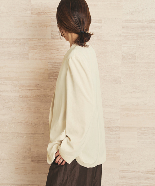 plage（プラージュ） ジャケット ノーカラージャケット Light nocollar