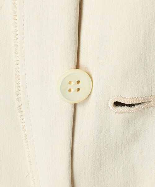 ほぼ未使用✨24SS✨Plage LIGHT ジャケット ベージュ リネン M plage（プラージュ） ジャケット ノーカラージャケット Light nocollar