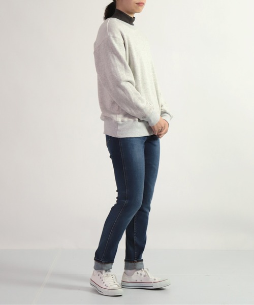 「D.M.G.」 デニムパンツ S インディゴブルー レディース_画像8