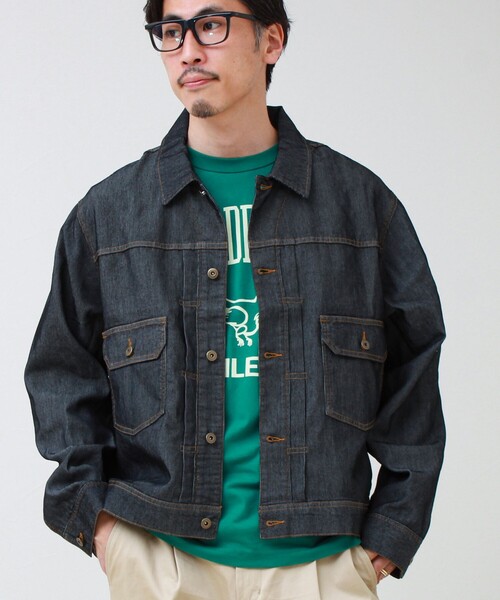 GLOSTER（グロスター） デニムジャケット gジャン 「軽量ストレッチ
