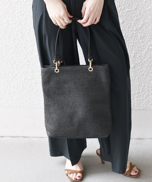 「SHIPS any」 ハンドバッグ ONE SIZE シルバー レディース_画像3