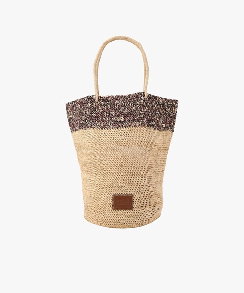 アニエスベーラフィアトートバッグ アニエスベー ボヤージュ〉「ラフィアトートバッグ」 【大丸梅田店】
