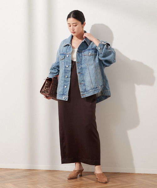 「journal standard L'essage」 ノースリーブワンピース FREE ブラック レディース_画像7