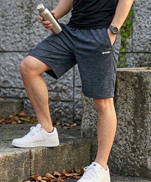 K-SWISS（ケースイス） パンツ 「K-SWISS/ケースイス」杢天竺ハーフ