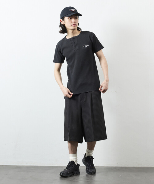 NAUTICA（ノーティカ） ヘンリーネック tシャツ Essential タイト