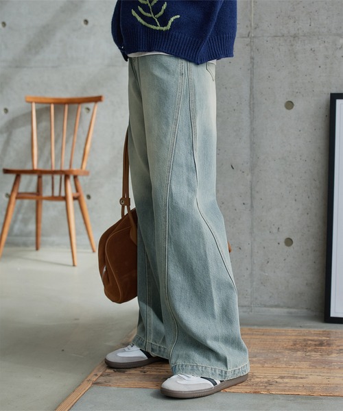 「KOBE LETTUCE」 デニムパンツ - ブラック レディース_画像5