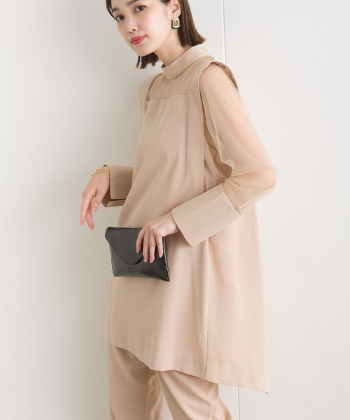 「terrace」 パンツ LARGE ライトカーキ レディース_画像4