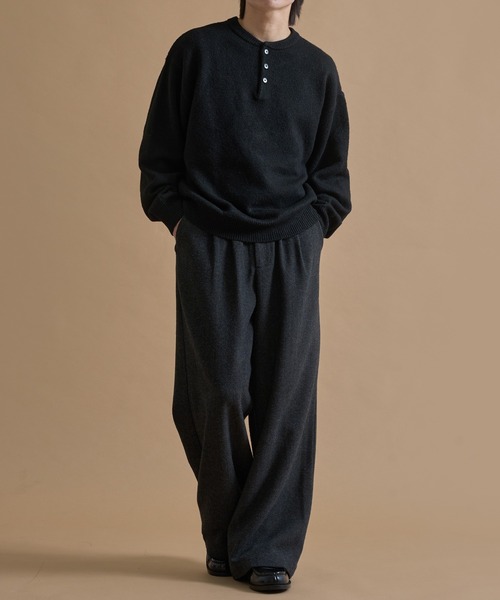「epnok」 長袖ニット LARGE グレー メンズ_画像4