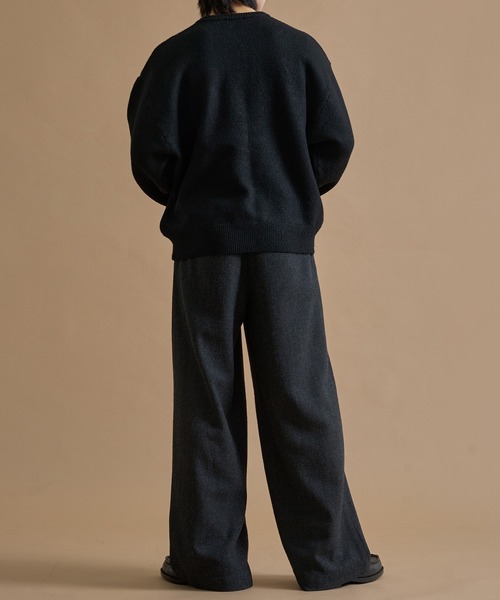 「epnok」 長袖ニット LARGE グレー メンズ_画像5