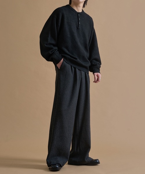 「epnok」 長袖ニット LARGE グレー メンズ_画像7