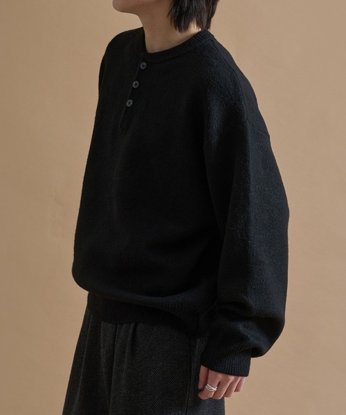 「epnok」 長袖ニット LARGE グレー メンズ_画像8