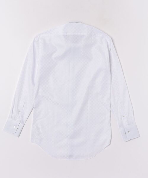 「renoma HOMME」 長袖シャツ - ホワイト メンズ_画像3