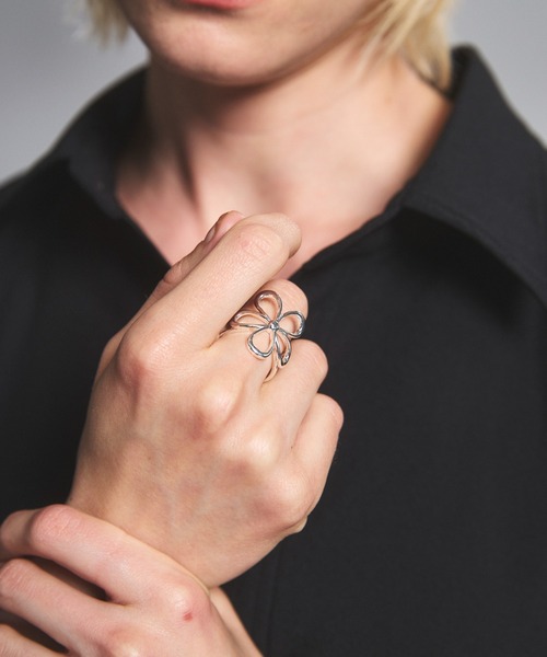 指輪 リング 「UNISEX」Flower Motif Ring/フラワーモチーフリング「MAISON SPECIAL/メゾンスペシャル」の画像