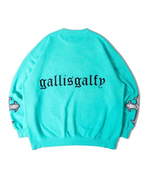 「GALFY」 スウェットカットソー M ホワイト メンズ_画像4