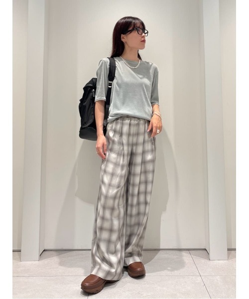 emmi パンツ チェックイージーパンツ レディース : ZOZOTOWN Yahoo!店