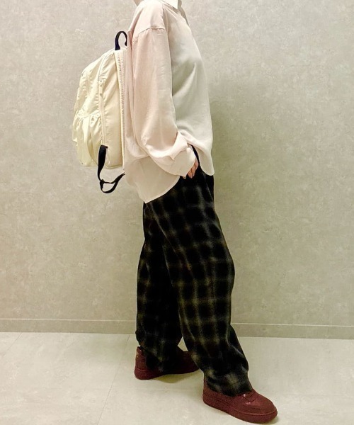 emmi パンツ チェックイージーパンツ レディース : ZOZOTOWN Yahoo!店