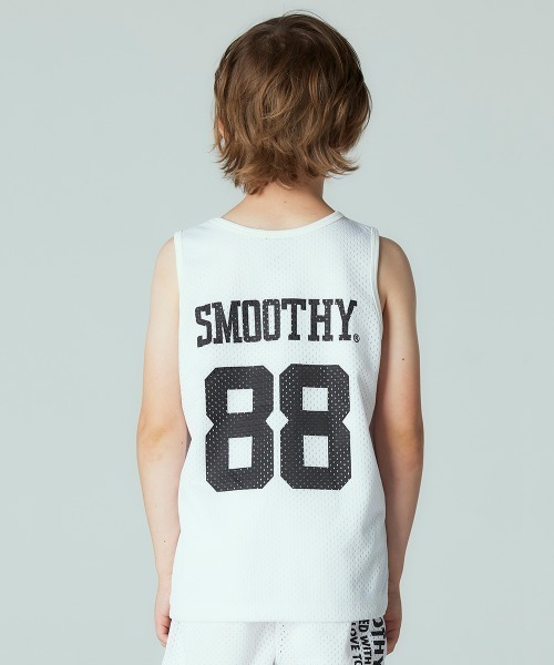「Smoothy」 「KIDS」ノースリーブトップス LARGE ネイビー キッズ_画像4