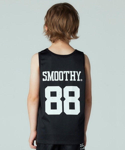 「Smoothy」 「KIDS」ノースリーブトップス LARGE ネイビー キッズ_画像5
