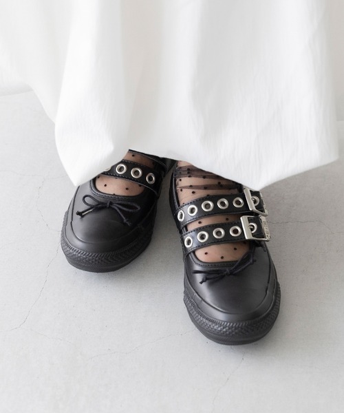 「CONVERSE」 シューズ 24.0cm ブラック レディース_画像6