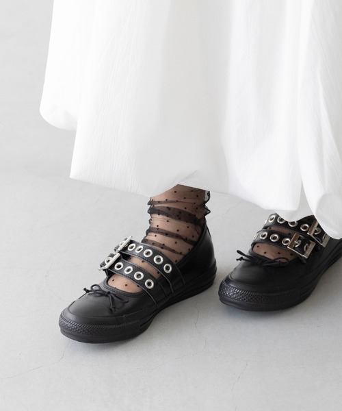 「CONVERSE」 シューズ 24.0cm ブラック レディース_画像7