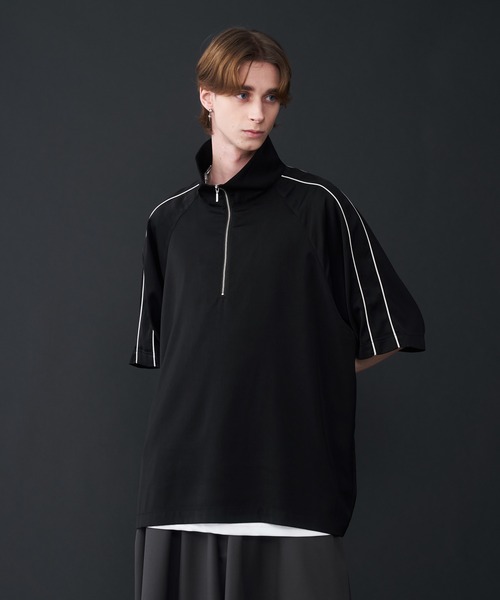 「KUUUPY」 半袖シャツ SMALL チャコールグレー メンズ_画像8