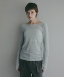 SHEER VELOUR CUT TOPS レ...の詳細画像1