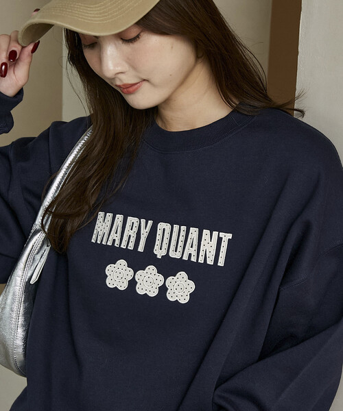MARY QUANT（マリークヮント） トレーナー スウェット 裏起毛 マリー 