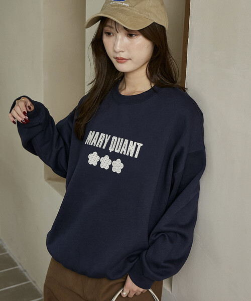 MARY QUANT（マリークヮント） トレーナー スウェット 裏起毛 マリー 