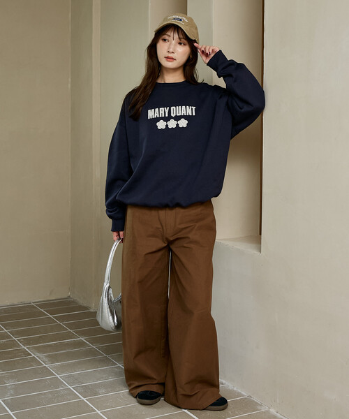 MARY QUANT（マリークヮント） トレーナー スウェット 裏起毛 マリー