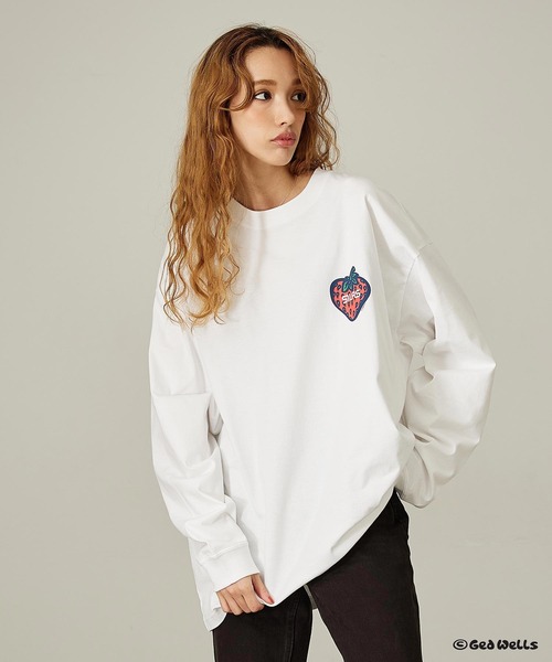 「SILAS」 長袖Tシャツ L オリーブ メンズ_画像5