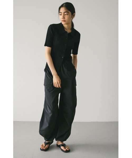 「STYLEMIXER」 カーゴパンツ MEDIUM ブラック レディース_画像2