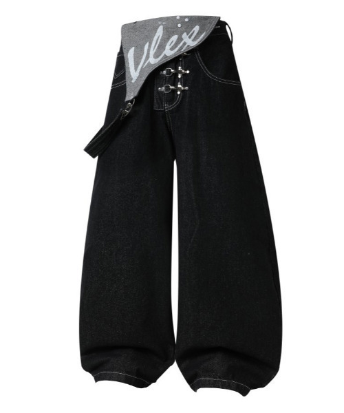 「neos」 デニムパンツ MEDIUM ブラック メンズ_画像8