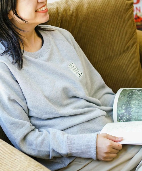 トレーナー スウェット PAPERSKY Fastpacker Sweat Trainer PostScript (WAPPEN) GY ペーパースカ