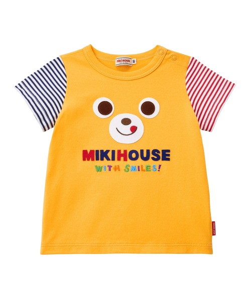 MIKI HOUSE（ミキハウス） tシャツ 顔ドン半袖Tシャツ キッズ 子供服