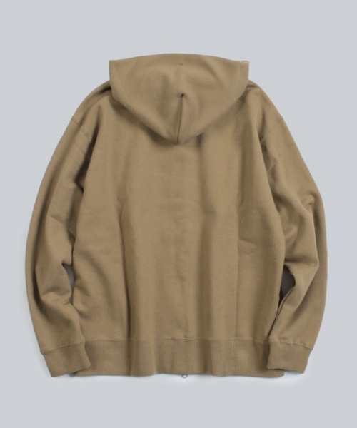 LYOCELL COTTON BOTH SIDE URAKE argueパーカー WHITE MAILS パーカー COTTON PAPER PILE URAKE ZIP UP HOODIE