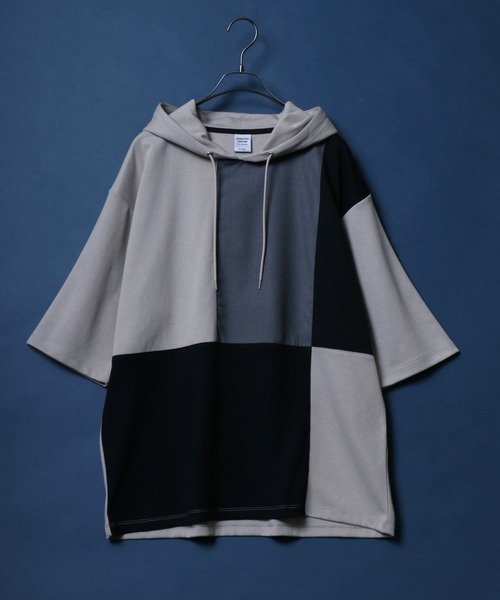 ANPAS パーカー Cool Touch Material Mix Hoodie/接触冷感 異