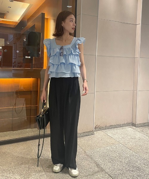 未使用　ノーリーズ　ソフィ　バックティアード　水色　ブラウス　シャツ　38、M ブラウス｜トップス｜NOLLEY'S sophi(ノーリーズソフィー