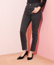 Levi’s 501 スキニー デニム サイズ W23 L28 Levi's Lady's リーバイス 501 S SKINNY 新品 ダメージ加工