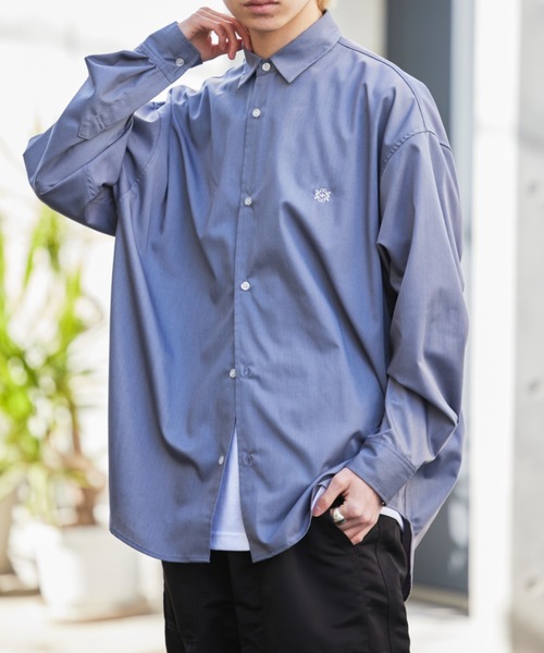 シャツ ブラウス メンズ 「MAISON CLUB」Broad L/S Oversized Regular Collar Shirt　/　Plain｜zozo｜06