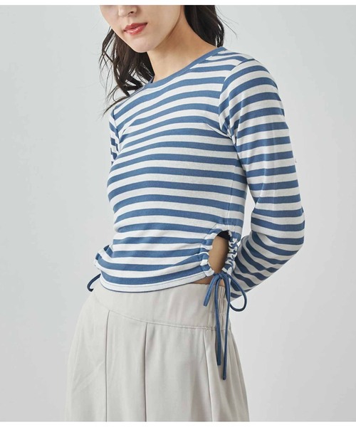 トップス P ANA ANAP tシャツ サイド開きデザイントップス レディース