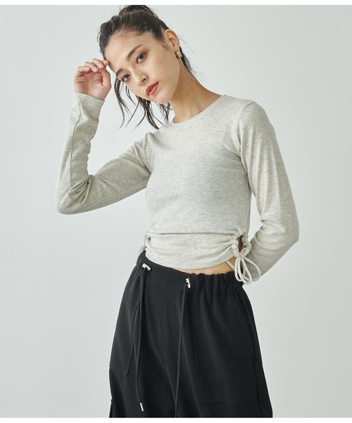 ANAP（アナップ） tシャツ サイド開きデザイントップス レディース