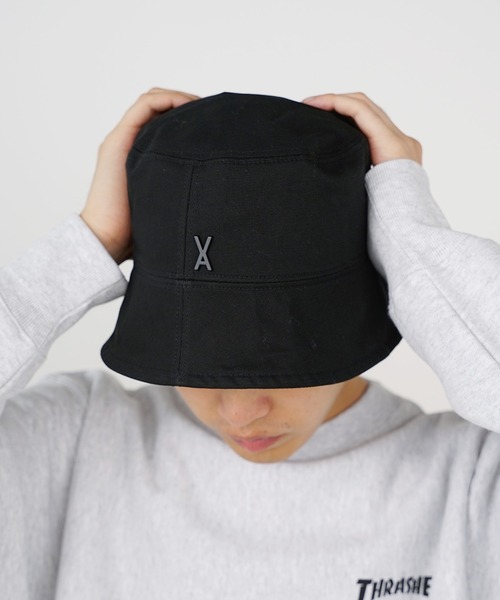 帽子 ハット メンズ VARZAR/バザール Stud drop over fit bucket hat バケットハット｜zozo｜21