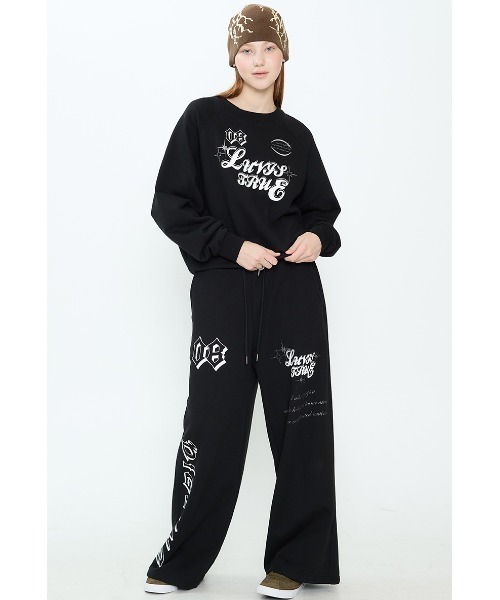 トレーナー スウェット A'GEM/9 × .kom 「LUV IS TRUE/ラブ イズ トゥルー」LOGO MTM /ロゴスウェットシャツ レディ A'GEM/9 × .kom 『LUV IS TRUE/ラブ イズ トゥルー』LOGO MTM