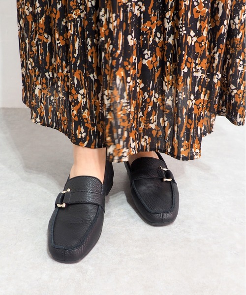 enあしながおじさん ローファー 防水|バックルモカローファー 5360559