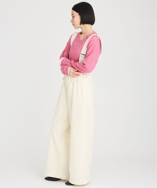 BABYLONE（バビロン） ニット セーター フワユルVネックプルオーバー