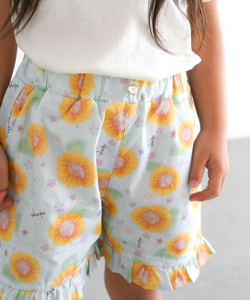 SKAPE パンツ フリルショートパンツ キッズ 子供服 女の子
