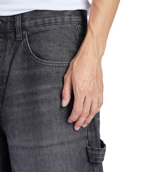JCAESAR DENIMS ワイドシルエット ジーンズBLACK baggy Wax Coated Baggy Jeans – Copping Zone