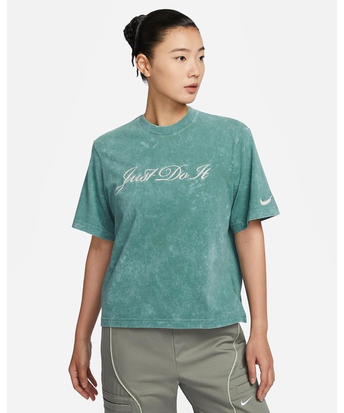 売れ筋商品|||ナイキ Tシャツ レディース トップス Basic T-shirt - barely volt Nike Sportswear Air Max T-shirt White / Volt | Parallel
