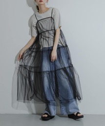 ワンピース ティアードチュールキャミワンピース｜ZOZOTOWN Yahoo!店