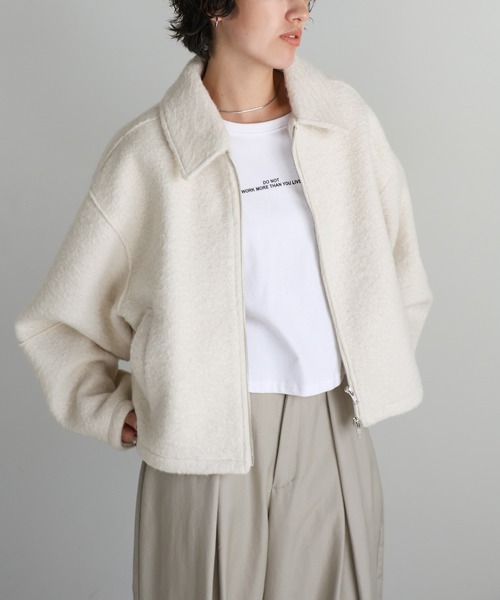 select MOCA（セレクトモカ） ブルゾン アウター ブークレステンカラ